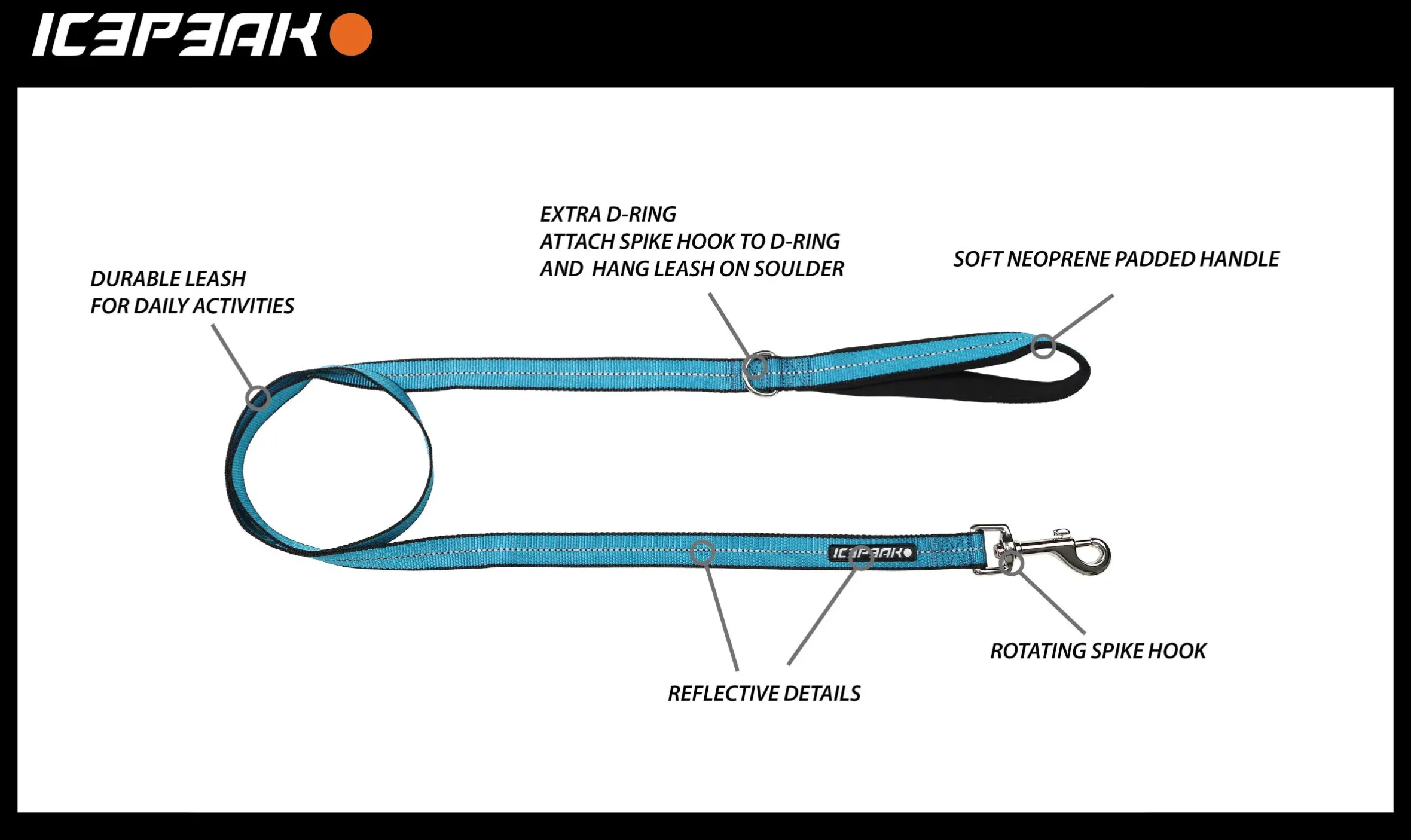 Icepeak Pet Highway basic leash