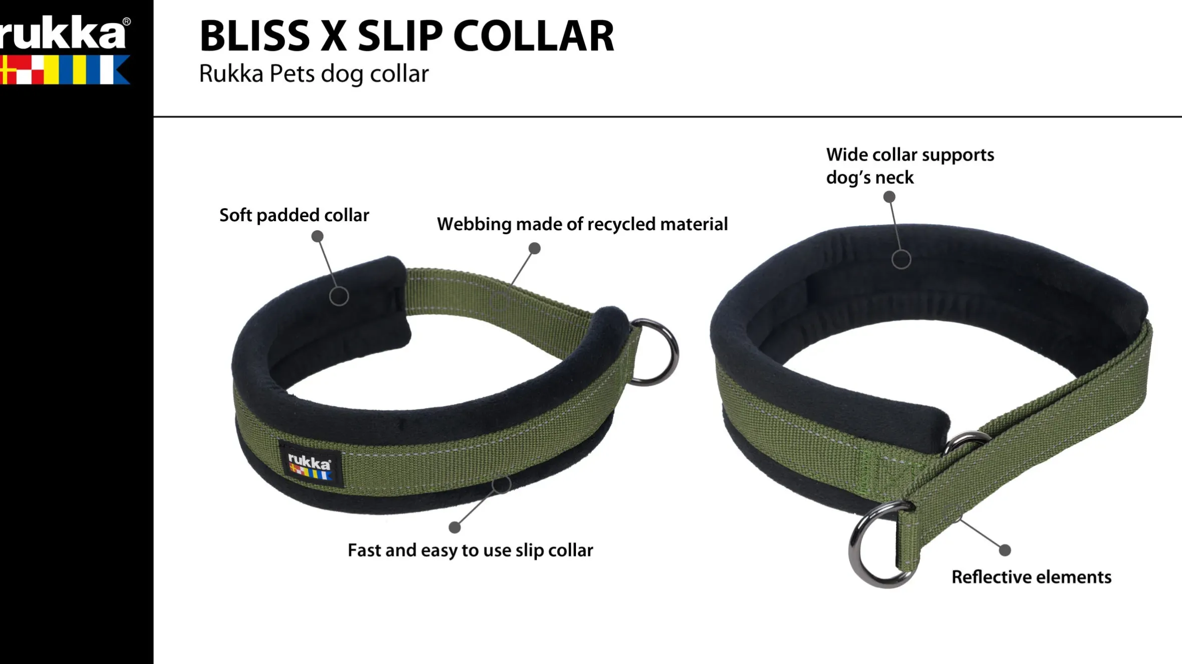 Rukka Pets Bliss x Slip Collar