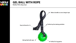 Rukka Pets Gel ball with rope