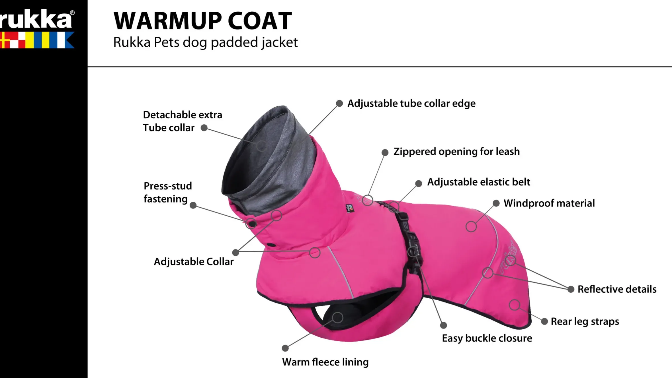 Rukka pets Warmup coat